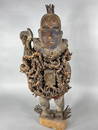 Large Sized African Congo Power Figure Wood & Nails