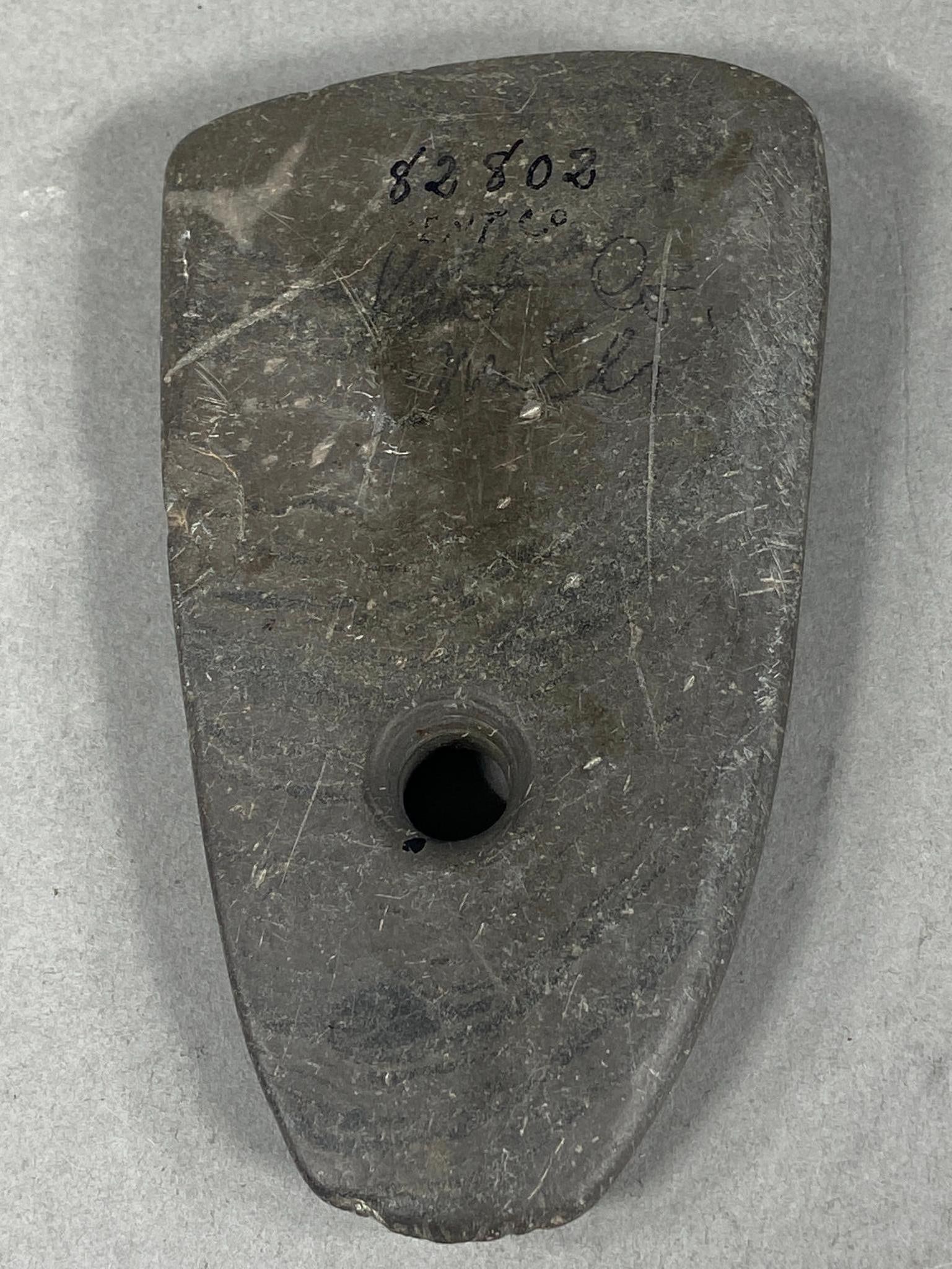 Ancient Native American Stone Gorget Kent County Michigan: Ancient Native American Stone Gorget Kent County Michigan. Our in-house shipping is available. Pickup is Thursday, November 2nd from 10am to 4pm in Cincinnati, Ohio 45230. (THIS IS THE ONLY PICKUP WIN