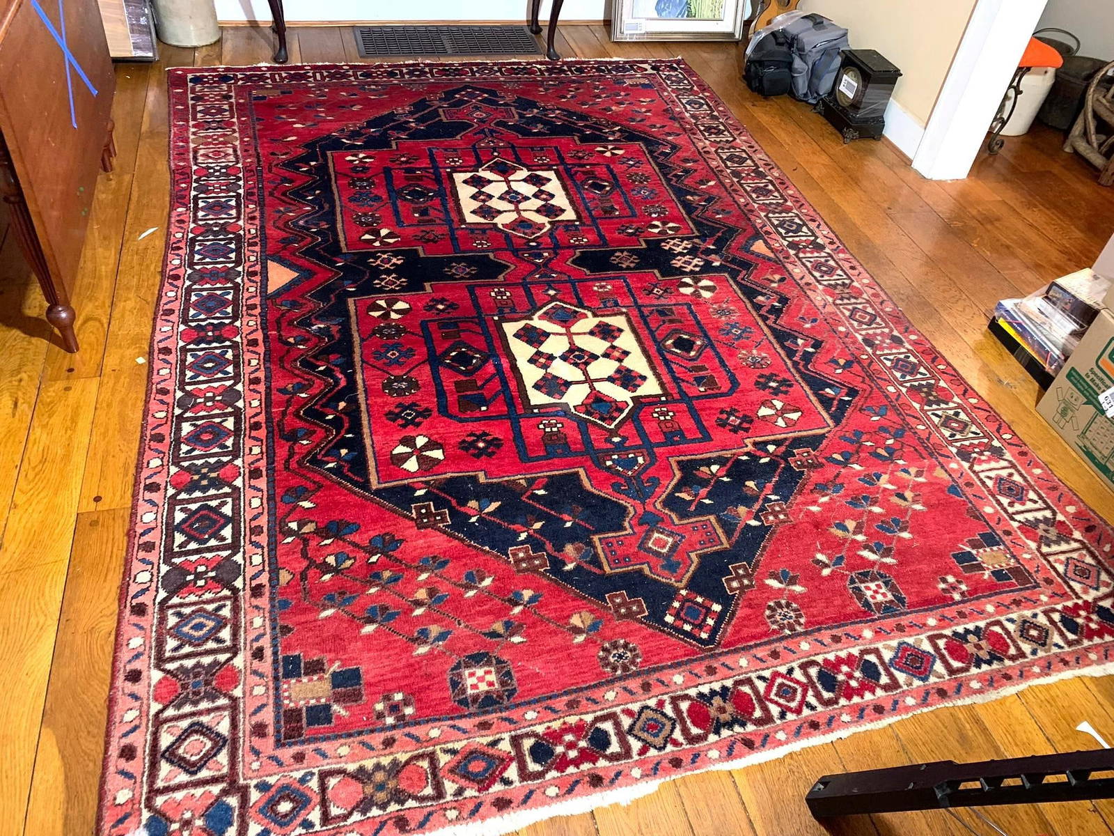 Genuine Persian Handwoven Oriental Rug 7 X 10 Auction
