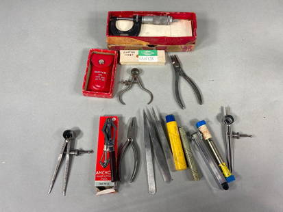 Starrett Taper Gauge, Assorted Watchmaker Tools.: Starrett Taper Gauge, Assorted Watchmaker Tools. In-house shipping is available. Pickup is Monday, December 18th from 12pm to 6pm and Tuesday, December 19th from 11am to 3pm in Carroll, Ohio 43112 or