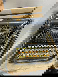 Antique Folding Corona Typewriter with Case.: Antique Folding Corona Typewriter with Case. In-house shipping is available. Pickup is Monday, December 18th from 12pm to 6pm and Tuesday, December 19th from 11am to 3pm in Carroll, Ohio 43112 or we w