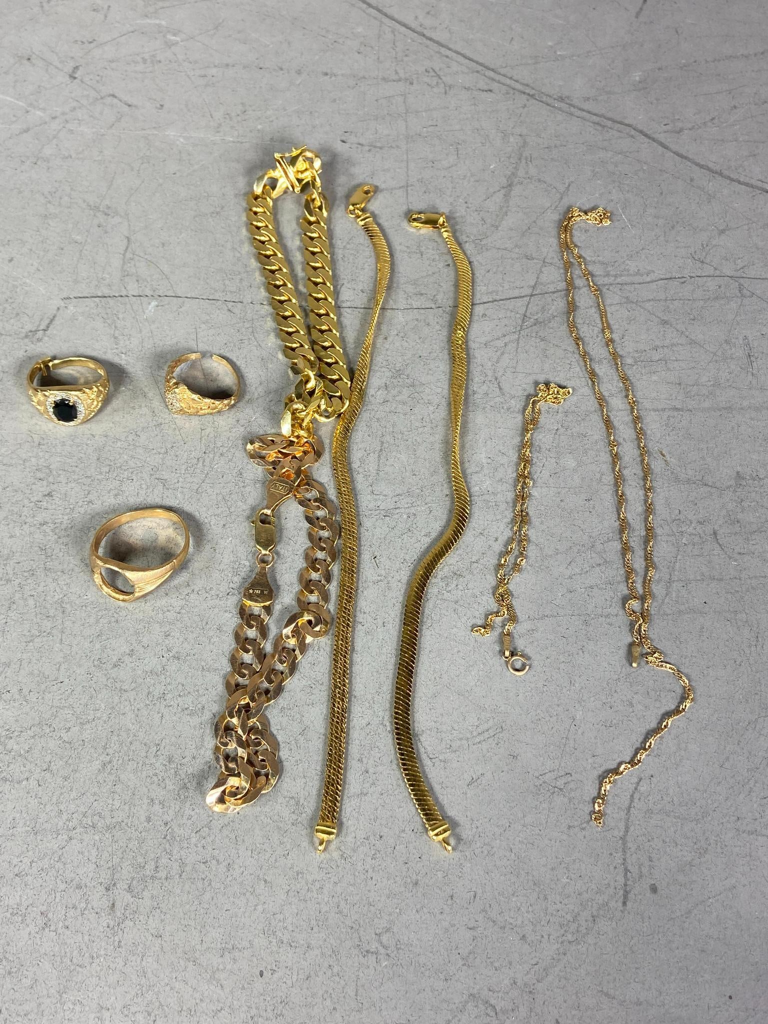Large Lot 10k Gold Jewelry 65.6 grams (1 of 20)