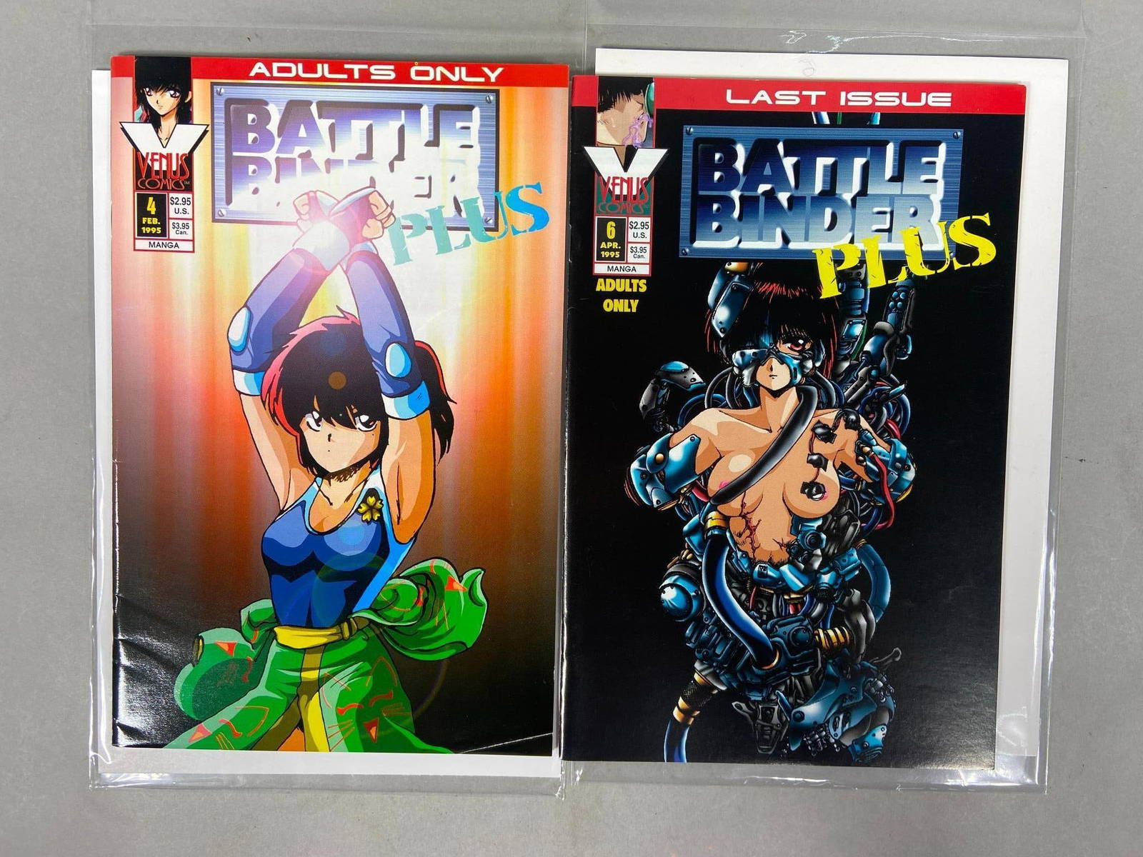 2 Vintage Battle Binder Plus Comic Books. Auction