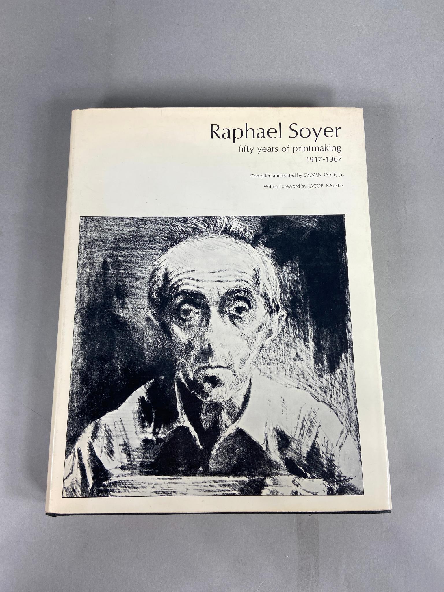 Raphael Soyer Book - Fifty Years of Printmaking with Prints (1 of 17)