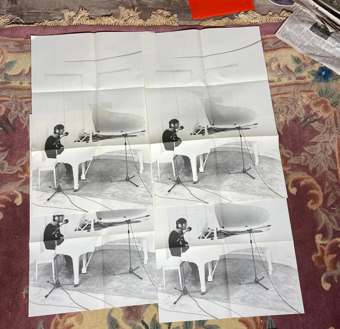 Group of 4 Vintage John Lennon Beatles Posters (1 of 13)