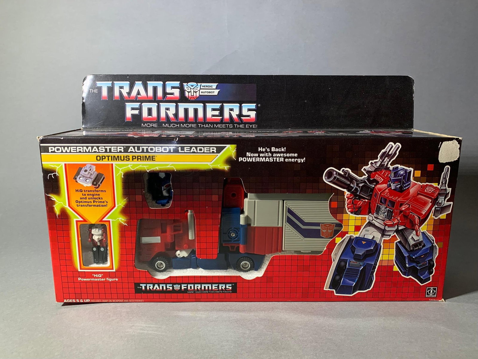 Factory Sealed 1987 Hasbro Transformer Powermaster Optimus Prime: Factory Sealed 1987 Hasbro Transformer Powermaster Optimus Prime. To see up to 100 photos of this lot, please find this sale on LiveAuctioneers. In-house shipping is available. Pickup is Friday, April