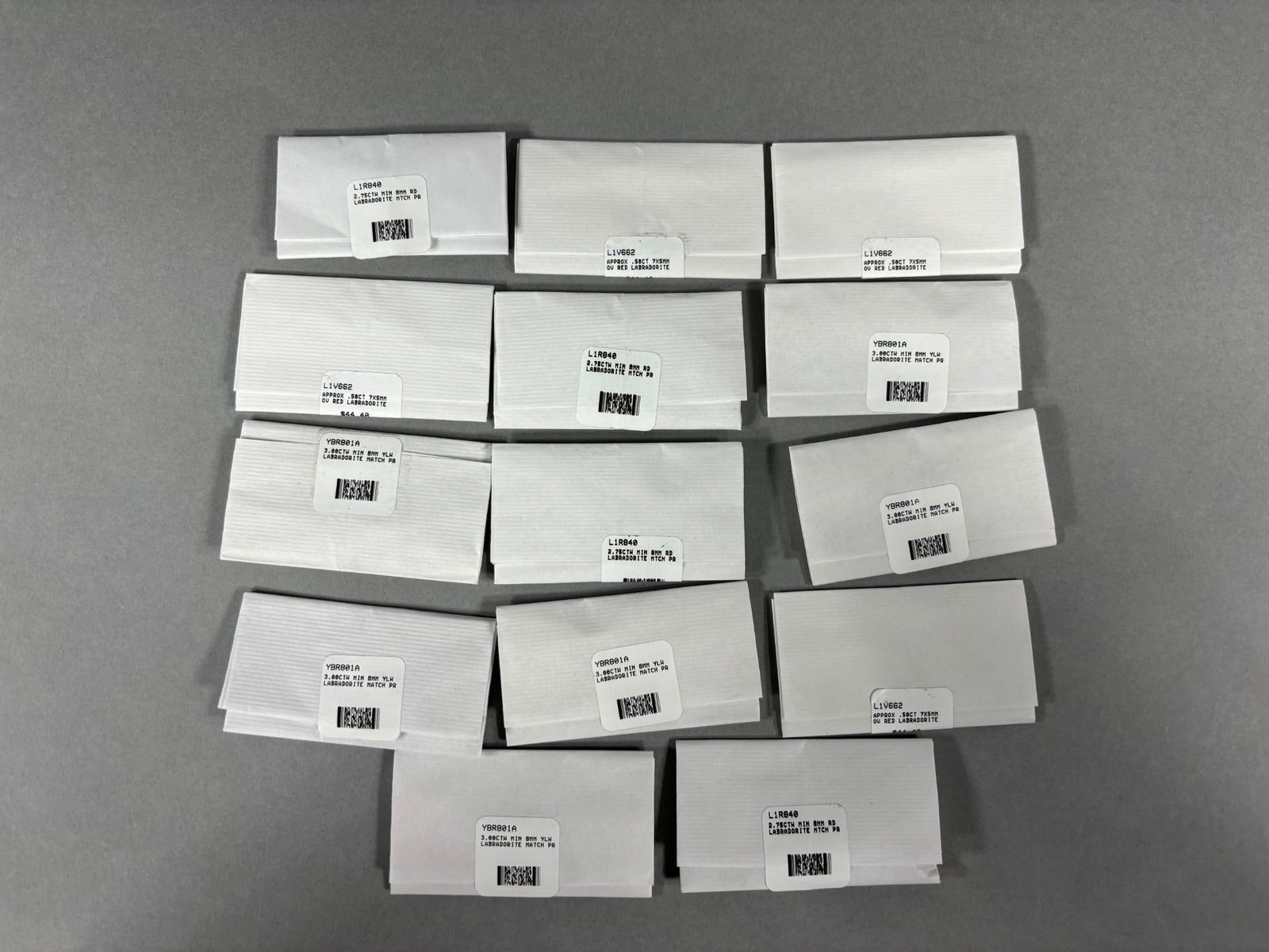 Large Lot of Gemstone Parcels Labradorite: Large Lot of Gemstone Parcels Labradorite. To see up to 100 photos of this lot, please find this sale on LiveAuctioneers. In-house shipping is available. Pickup is Friday, April 5th from 12pm to 7pm i