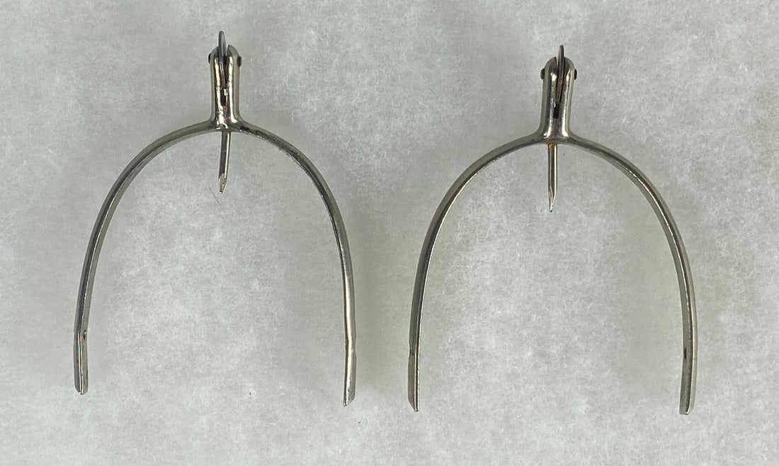 WWII NAZI GERMAN OFFICER'S SPURS: World War Two Nazi German boot spurs. unmarked. In-house shipping is available. Pickup is Monday, April 29th from 11 am to 3 pm in Carroll, Ohio 43112 or we will provide in-house shipping for this ite