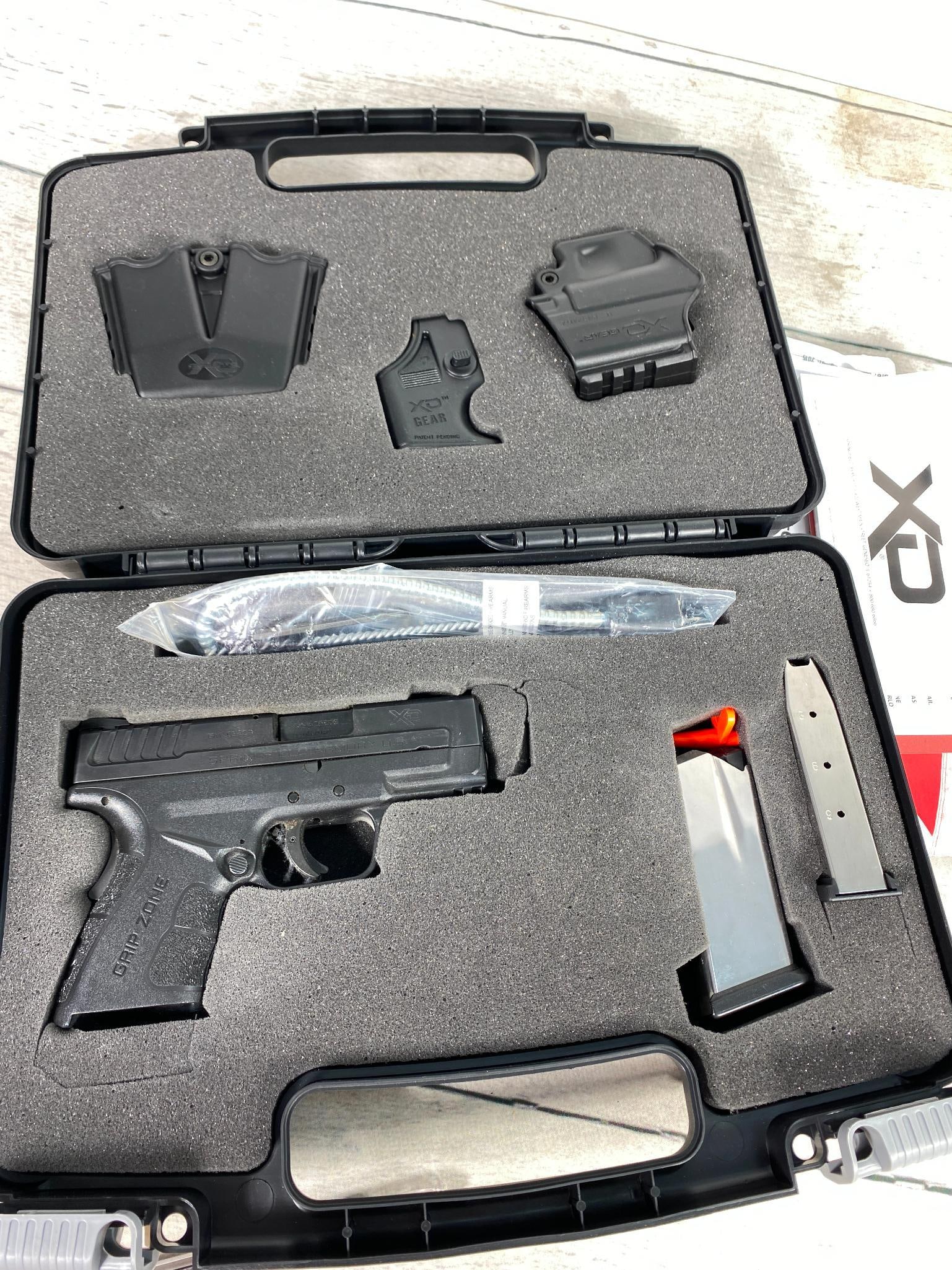 ** Springfield Armory Pistol Mod. 2 XD-45ACP in 45 ACP: BRAND: Springfield Armory MODEL: 2 XD-45-ACP SERIAL: GM405209 CALIBER/GAUGE: 45ACP CONDITION: Action is good, bore is good. SIZE: 6.25" overall. Unless you have an FFL, we will have to ship to your FF