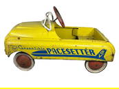 Vintage AMF Convertible Pacesetter Pedal Car Metal
