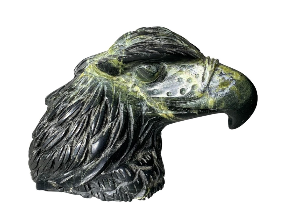 Hand Carved Black Marble or Granite Eagle Head: In-house shipping is available. Pickup is Tuesday, June 4th from 1 pm to 7 pm and Wednesday, June 5 from 11 am to 3 pm at our offices in Carroll, OH 43112 or we will provide in-house shipping for this