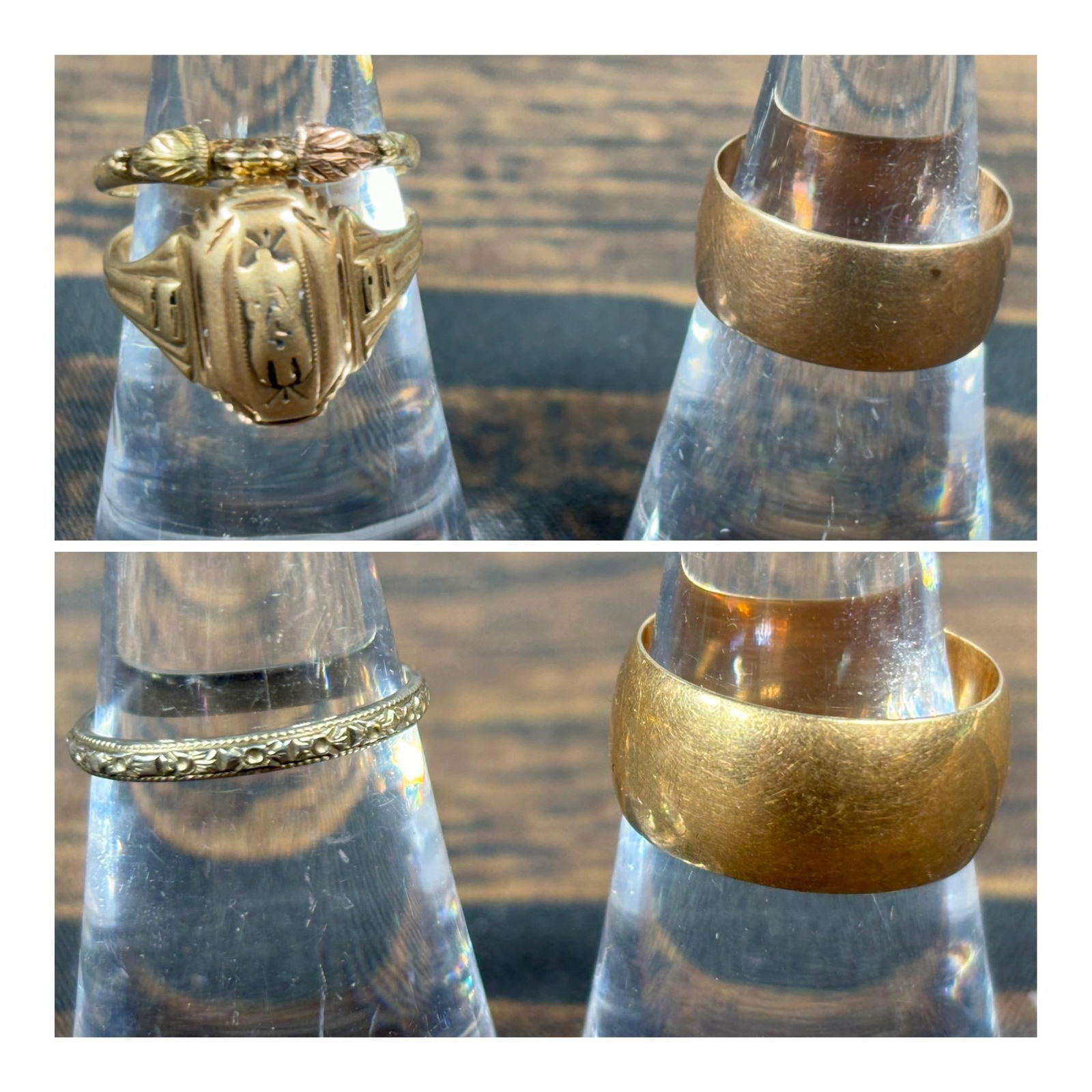 7.83 grams 14k gold, 9.25 grams 10k gold Rings: In-house shipping is available. Pickup is Friday, August 9th from 11 am to 7 pm at our offices in Carroll, OH 43112 or we will provide in-house shipping for this item. Once packed up we will send you