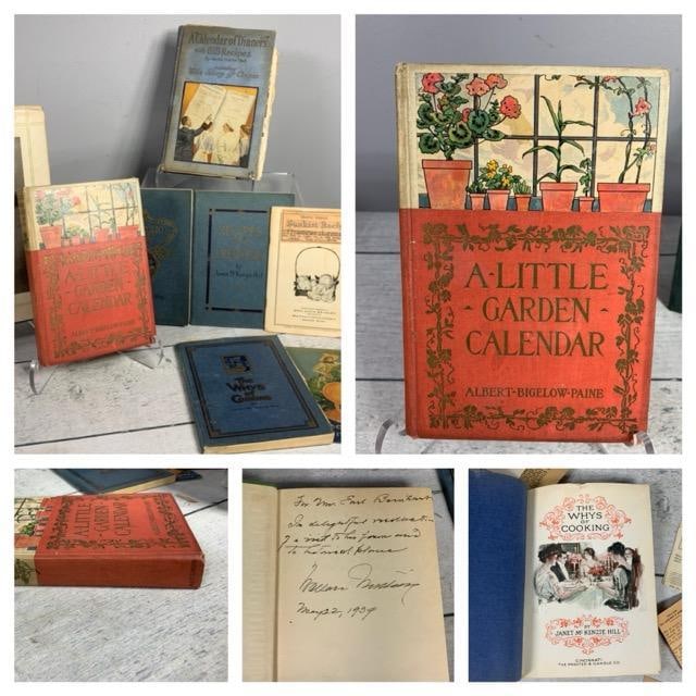 Vintage Books of Recipes and of Wallace Nutting History and More: See photos for titles. In-house shipping is available. Pickup is Friday, August 9th from 11 am to 7 pm at our offices in Carroll, OH 43112 or we will provide in-house shipping for this item. Once pack