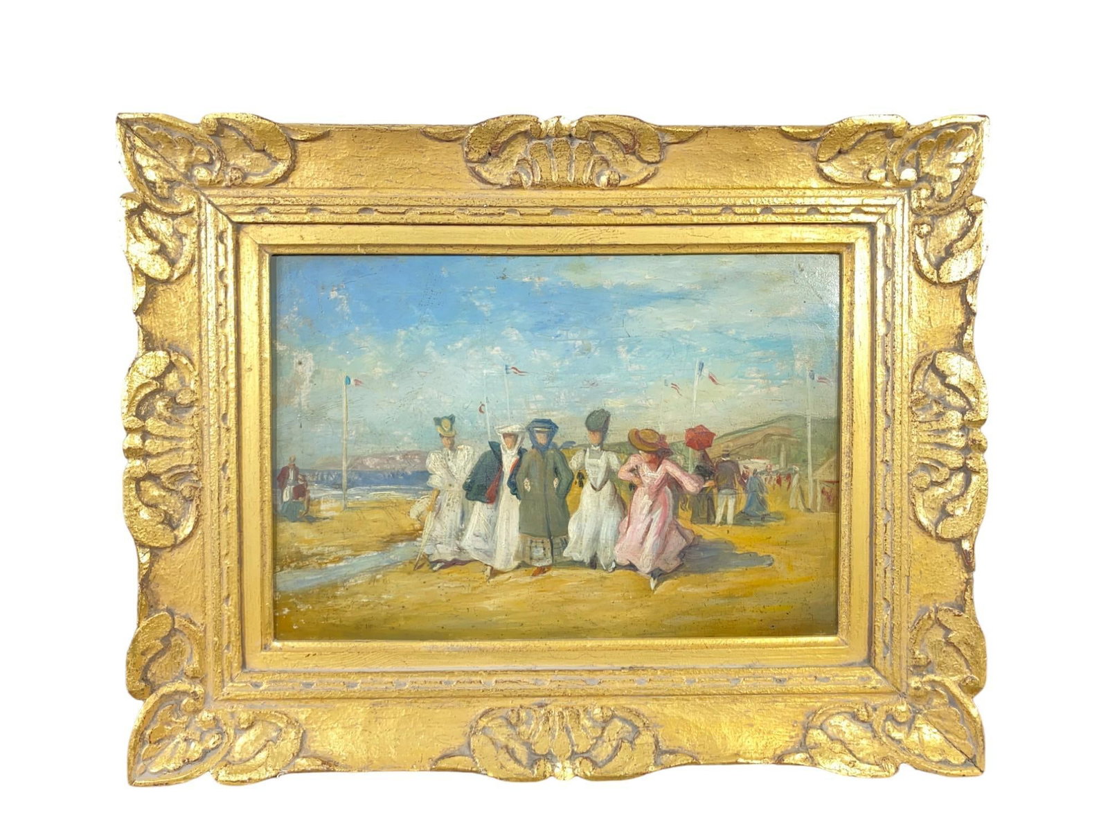 The Happy Band, Oil on Wood Panel, Rene Prinet (1861-1946) (1 of 6)