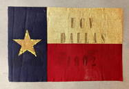 Civil War Confederate U.C.V. Texas Flag - 1902 Dallas, Texas National Reunion