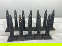Vintage Cast Iron Fence Posts for Christmas Decorations
