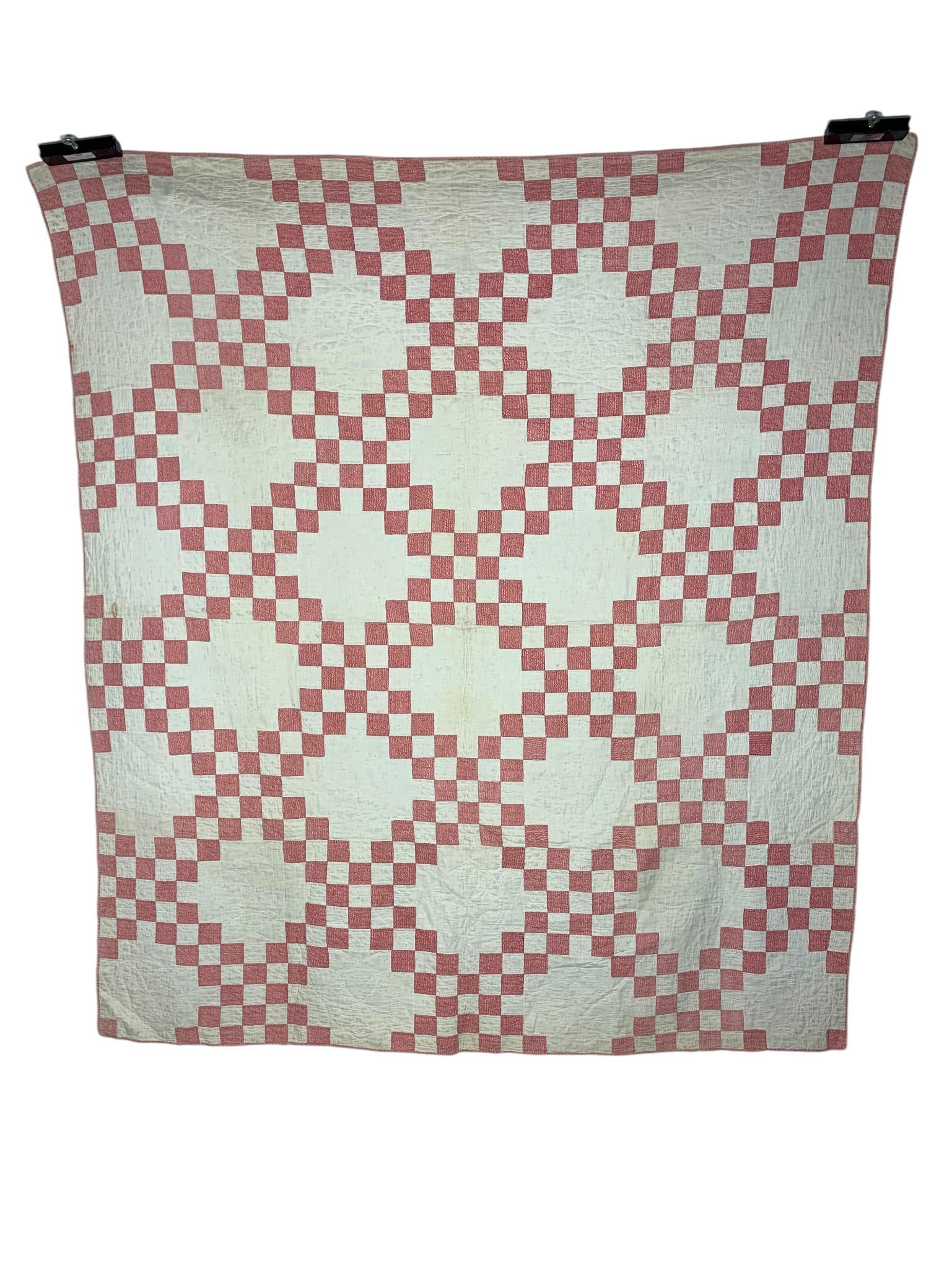 Antique Hand Stitched Primitive Quilt (1 of 4)