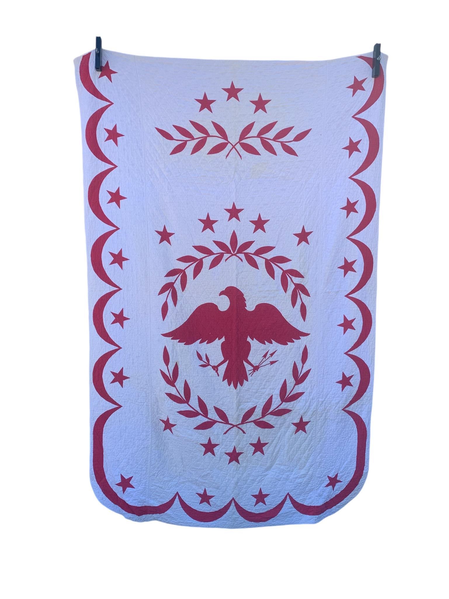 Vintage Patriotic Americana Eagle Quilt (1 of 5)