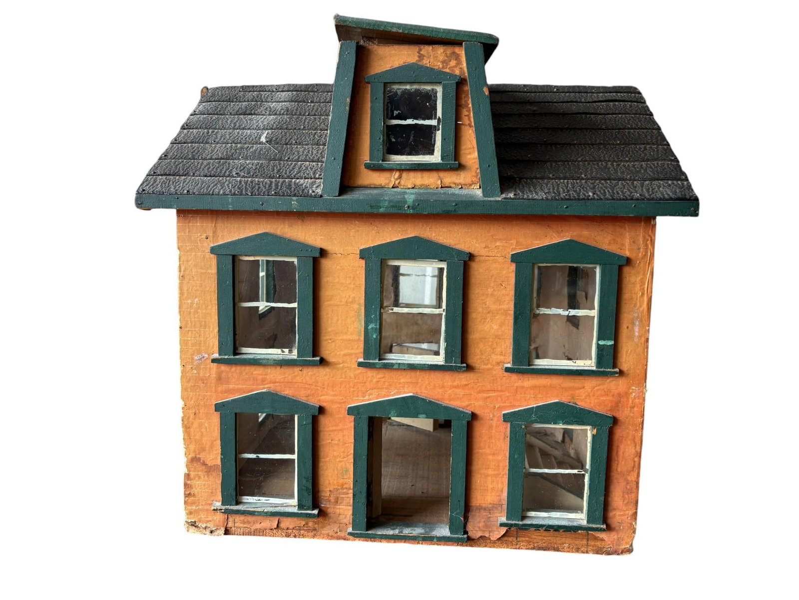 Antique Late 19th/Early 20th Century Folk Art Dollhouse Model House (1 of 15)