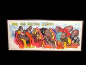 Aminah Robinson (1940-2015) Mixed Media on Paper, The Old Meeting Benches, Migration Series, 1997