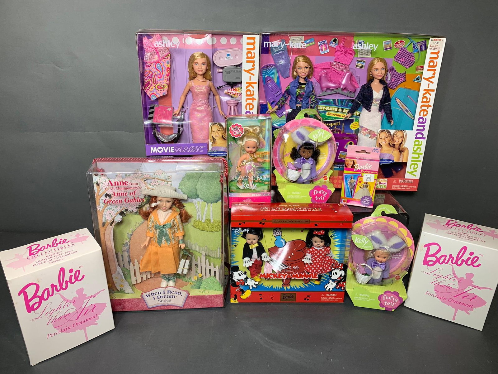 Vintage Barbie Doll Porcelain Ornaments, Disney Mickey and Minnie Mouse Set, Dolls, and More (1 of 14)