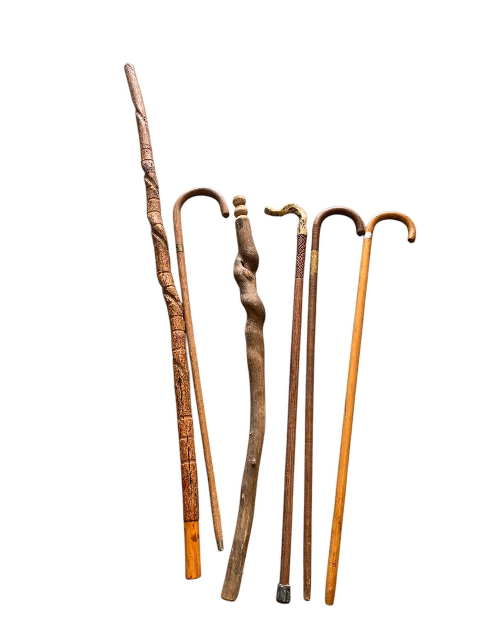 Group Lot of antique canes (1 of 9)