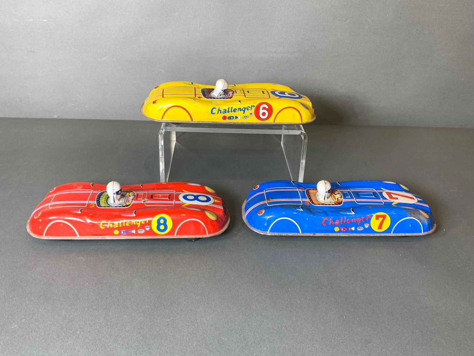 Atc Asahi Toy Cadillac Tin Friction Car & Box Atc Asahi Toy Cadillac Tin Friction Car & Box