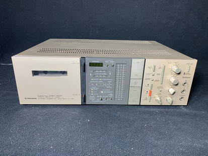 PIONEER CT-9R STEREO CASSETTE DECK: RECENTLY SERVICED BUT NOT TESTED $300-600 ON EBAY. In-house shipping available. Pickup is Wednesday, April 30 from 1 pm to 7 pm at our offices in Lancaster, OH 43130 or we will provide in-house shippi