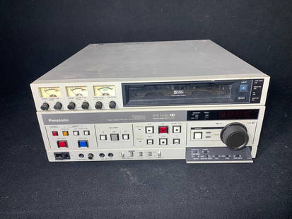 Panasonic AG-7500A Pro SVHS Editing VCR Deck: Powers up. In-house shipping available. Pickup is Wednesday, April 30 from 1 pm to 7 pm at our offices in Lancaster, OH 43130 or we will provide in-house shipping for this item. We charge a $5/lot fee