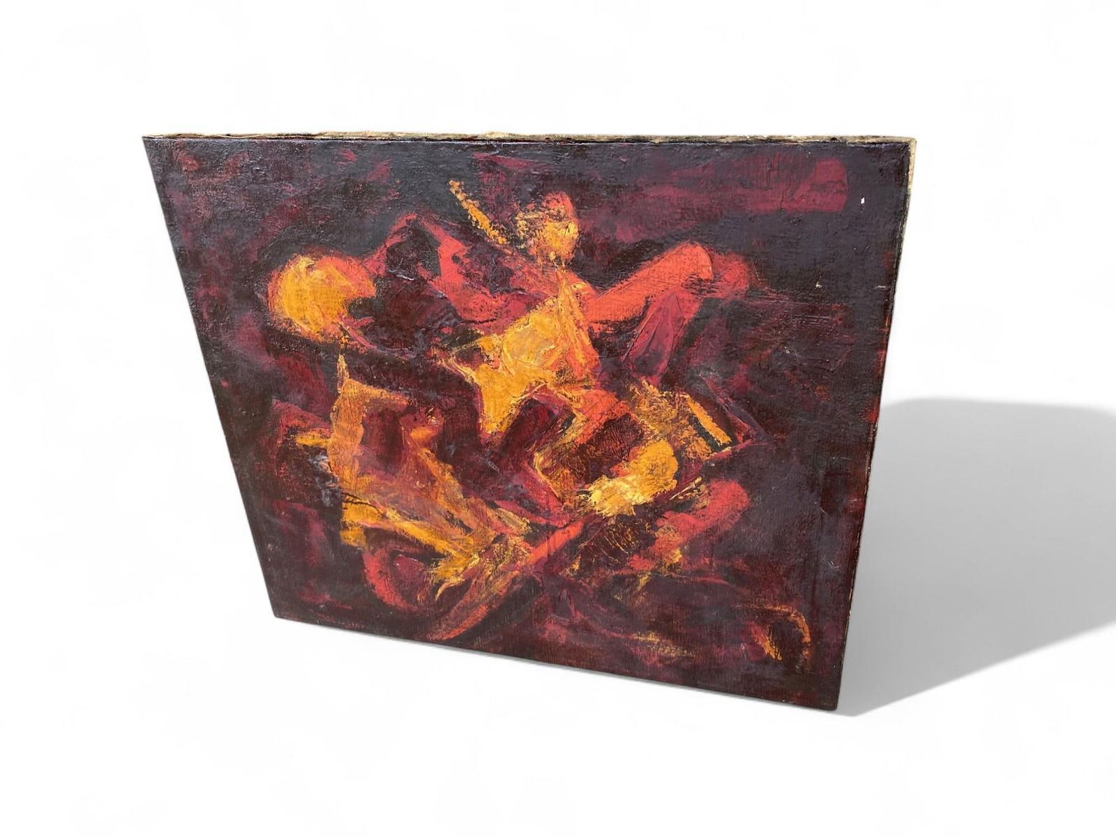 Vintage Modernist Oil on Canvas Painting (1 of 8)