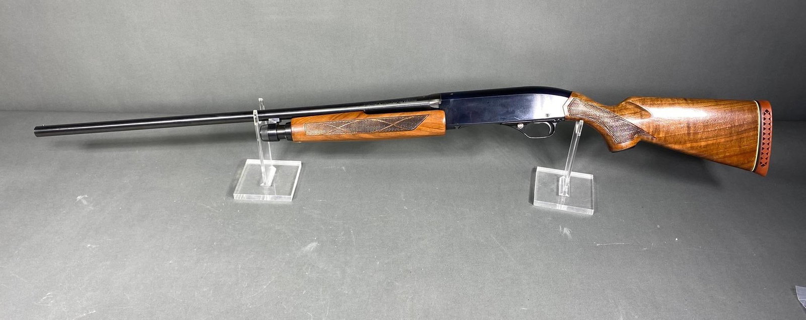 Winchester Model 1200 12 Gauge Shotgun late 60s: MFG/IMPORTER: Winchester MODEL: 1200 SERIAL: L533974 CALIBER/GAUGE: 12 ga CONDITION: Action good, bore good. SIZE: 28" bbl. NOTES: Late 60s, early 70s. In house shipping is available. This firearm is 