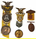 Civil War G.A.R. National Encampment Badge Lot