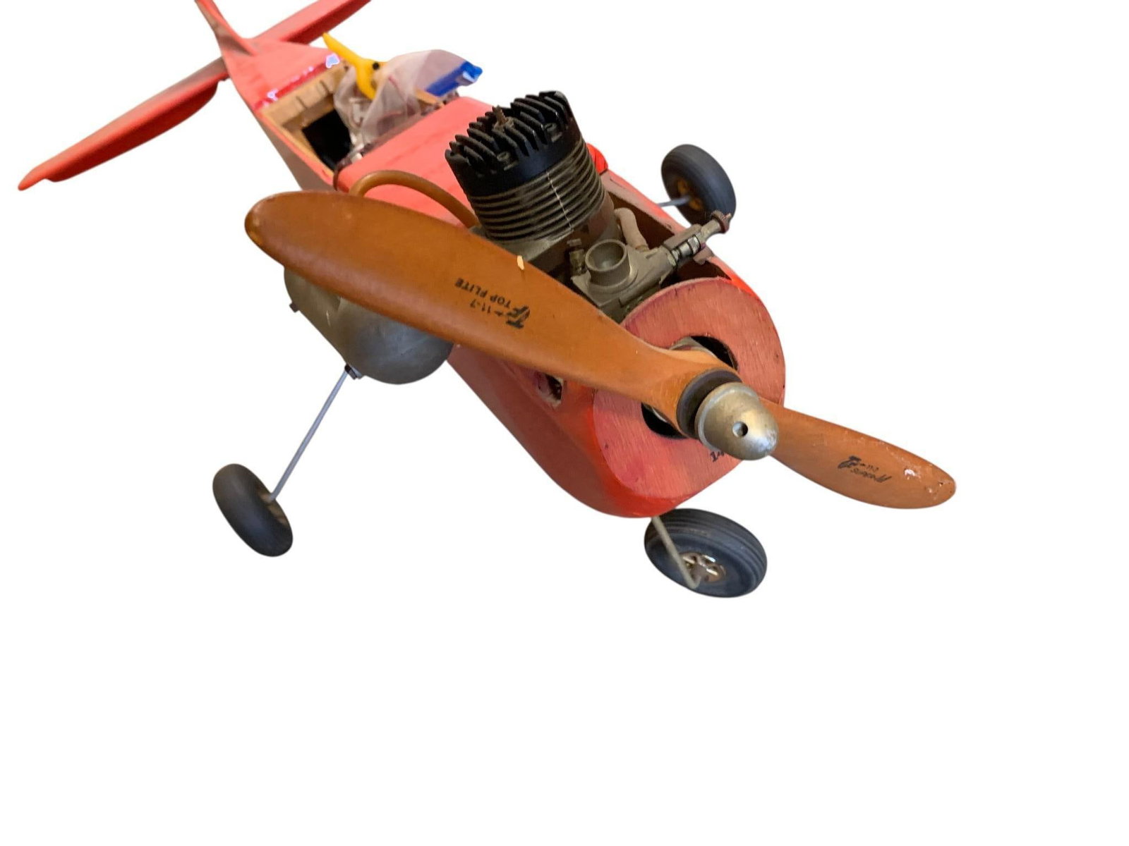Vintage Radio Controlled Model Airplane: Burns in-house (bidder arranged option on checkout) shipping available. Pickup is Thursday, June 26 from from 11 am to 7 pm at our gallery in Lancaster, OH 43130 or we will provide in-house shipping f
