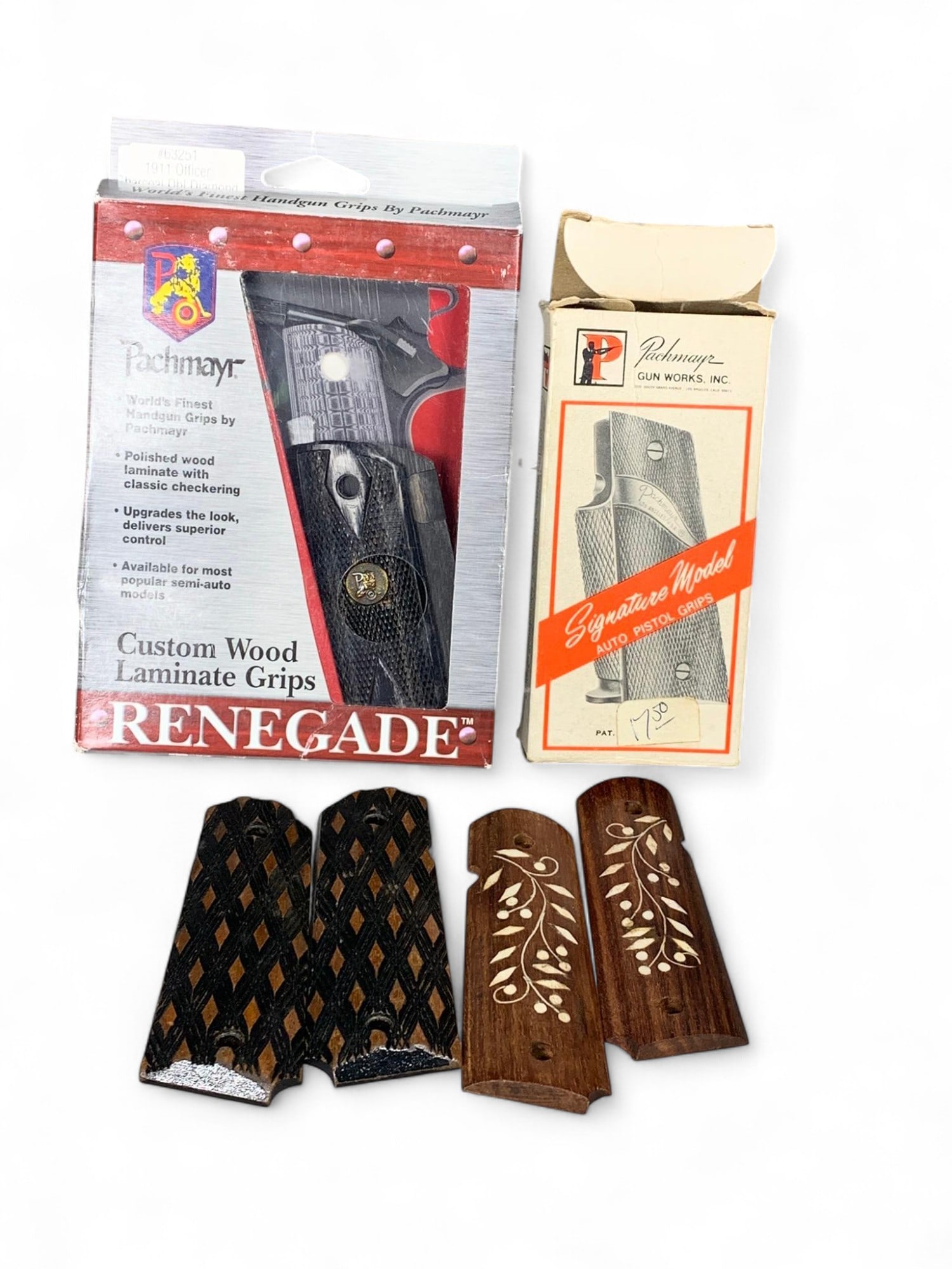 Group Lot of Assorted Pistol Grips: Burns in-house shipping is available. pick up is Tuesday, July 28, from Noon to 7 pm at our gallery in Lancaster, Ohio 43130 or we will provide in-house shipping for this item. We will charge a $5 fee