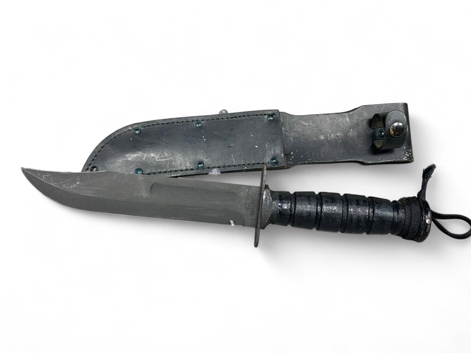 US Ontario Fighting Military Knife in Sheath: Burns in-house shipping is available. pick up is Tuesday, July 28, from Noon to 7 pm at our gallery in Lancaster, Ohio 43130 or we will provide in-house shipping for this item. We will charge a $5 fee