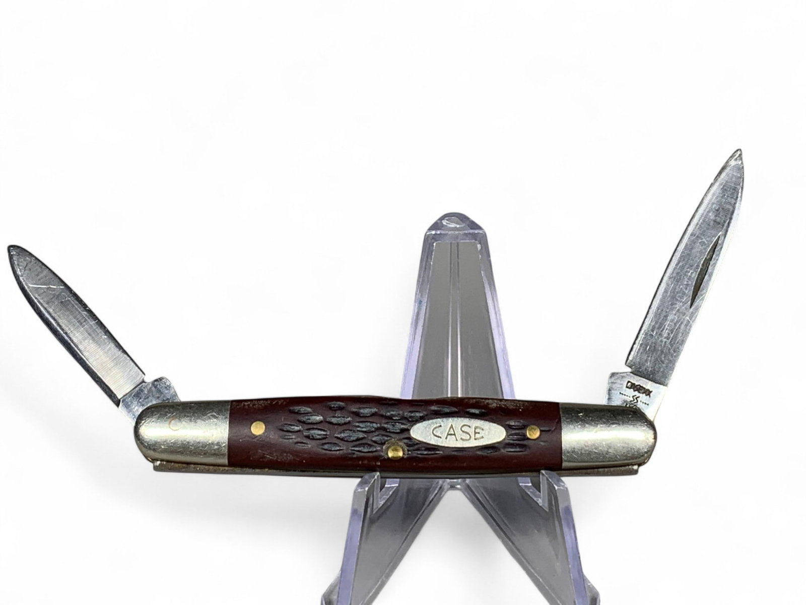 Vintage Case XX Folding Pocket Knife 06263 SSP: Burns in-house shipping is available. pick up is Tuesday, July 28, from Noon to 7 pm at our gallery in Lancaster, Ohio 43130 or we will provide in-house shipping for this item. We will charge a $5 fee