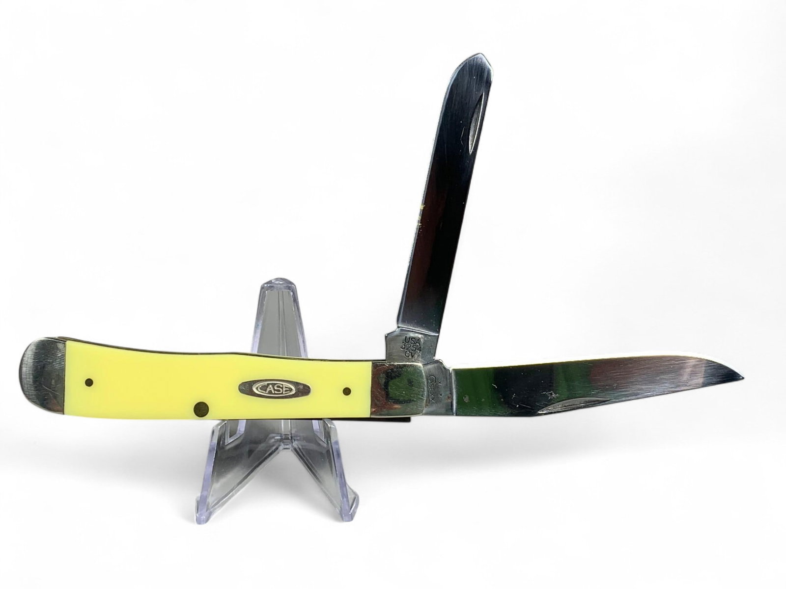 Vintage Case XX Folding Pocket Knife 3254 CV: Burns in-house shipping is available. pick up is Tuesday, July 28, from Noon to 7 pm at our gallery in Lancaster, Ohio 43130 or we will provide in-house shipping for this item. We will charge a $5 fee