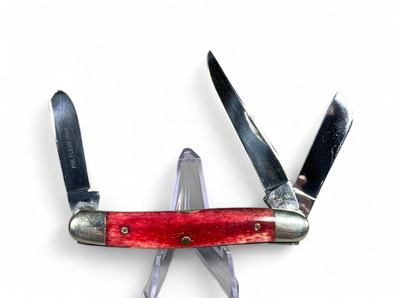Vintage Case Folding Pocket Knife SR6347 1/2: Burns in-house shipping is available. pick up is Tuesday, July 28, from Noon to 7 pm at our gallery in Lancaster, Ohio 43130 or we will provide in-house shipping for this item. We will charge a $5 fee