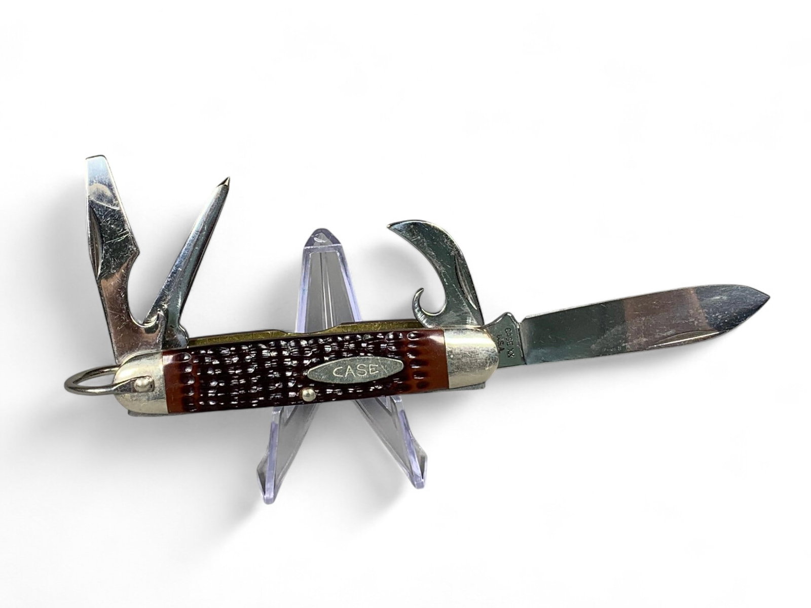 Vintage Case Folding Pocket Knife 640045 R: Burns in-house shipping is available. pick up is Tuesday, July 28, from Noon to 7 pm at our gallery in Lancaster, Ohio 43130 or we will provide in-house shipping for this item. We will charge a $5 fee