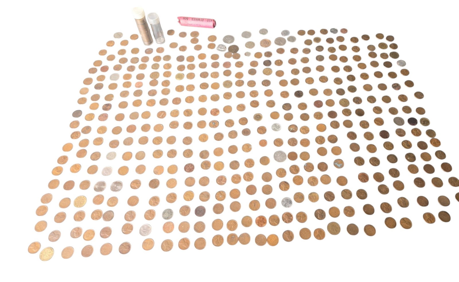 Huge Lot of Wheat Pennies and More: Burns in-house shipping is available. pick up is Tuesday, July 28, from Noon to 7 pm at our gallery in Lancaster, Ohio 43130 or we will provide in-house shipping for this item. We will charge a $5 fee