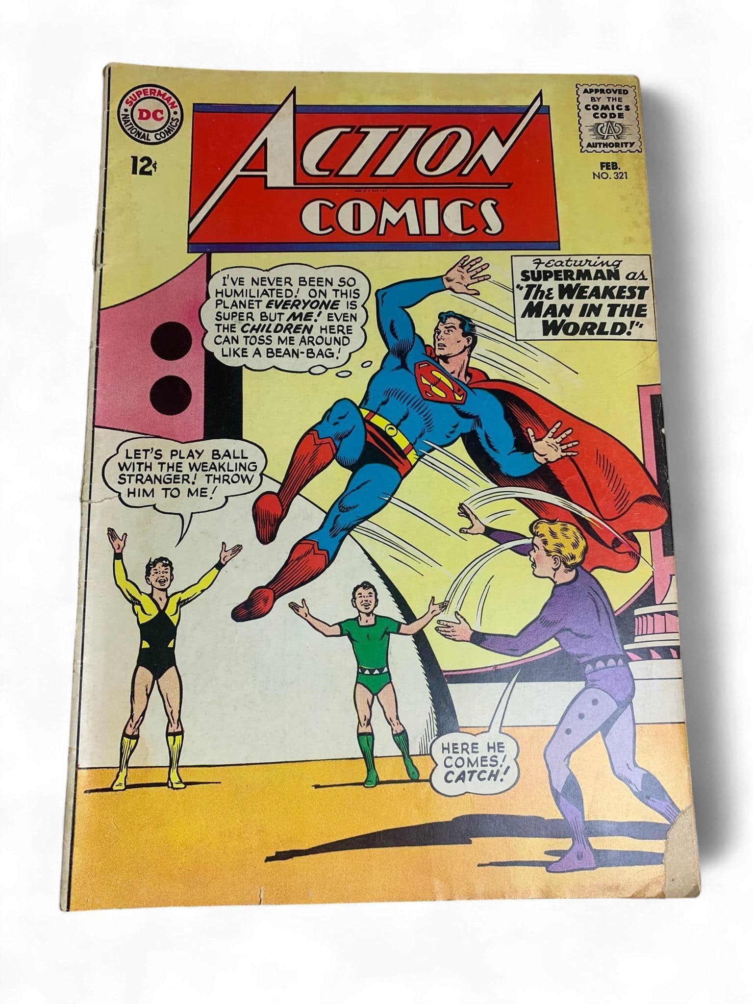 Action Comics #321, Featuring Superman, DC Comics, February 1965 (1 of 6)