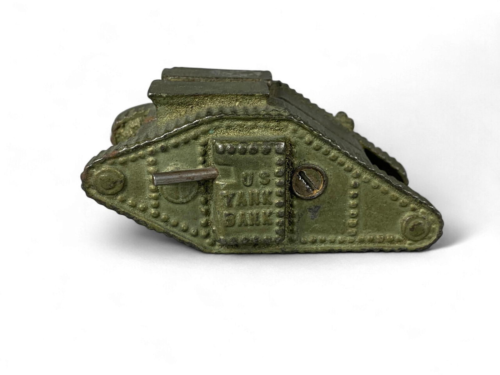 A.C. Williams Cast Iron 'U.S. Tank Bank', circa 1918 (1 of 5)