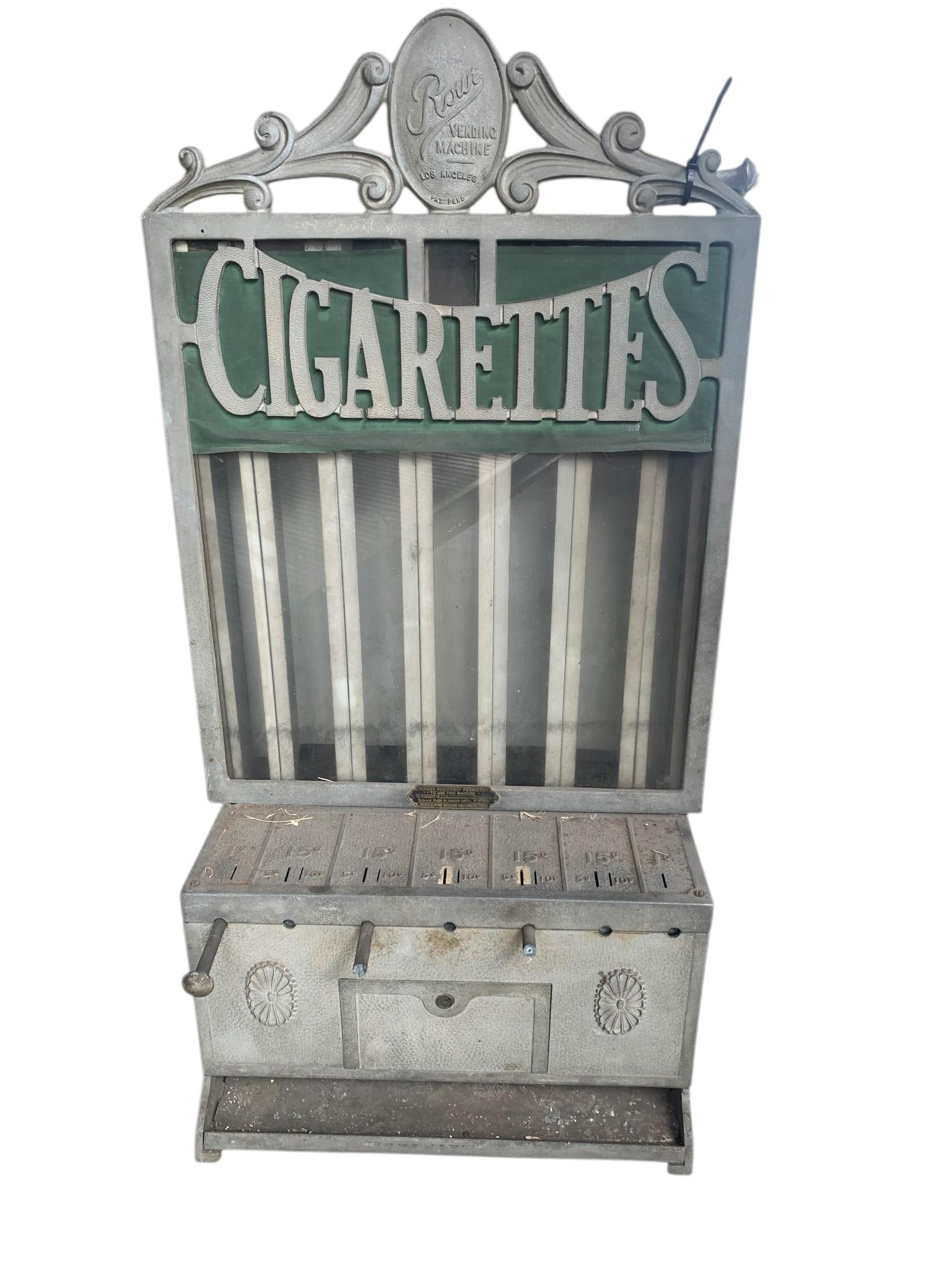 Vintage Rowe Cigarette Vending Machine, circa 1920s-1930s (1 of 18)