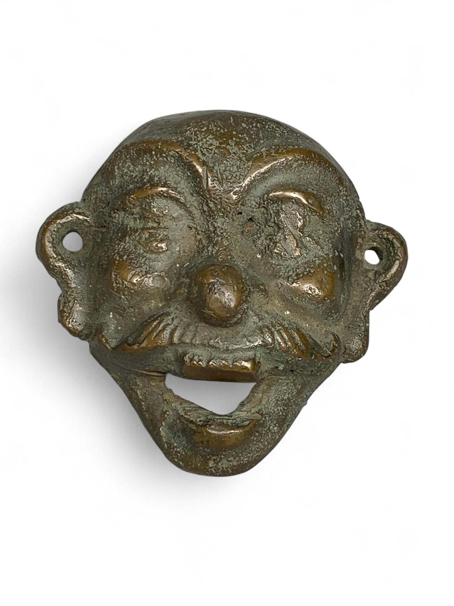 Vintage Bronze Devil Face Bottle Opener (1 of 6)