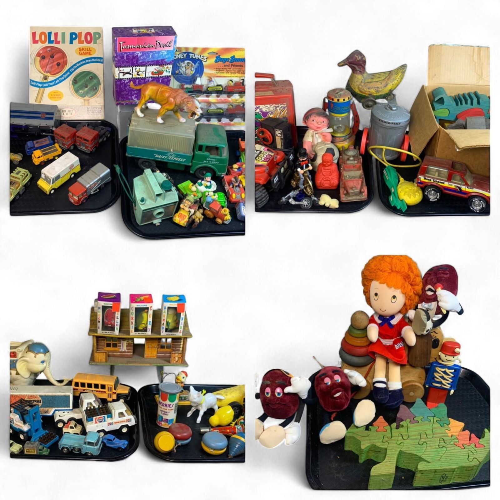 A Collection of Vintage Mid-to-Late 20th Century Toys, including Tonka, Nylint, Marx, and Fisher-Pri (1 of 20)