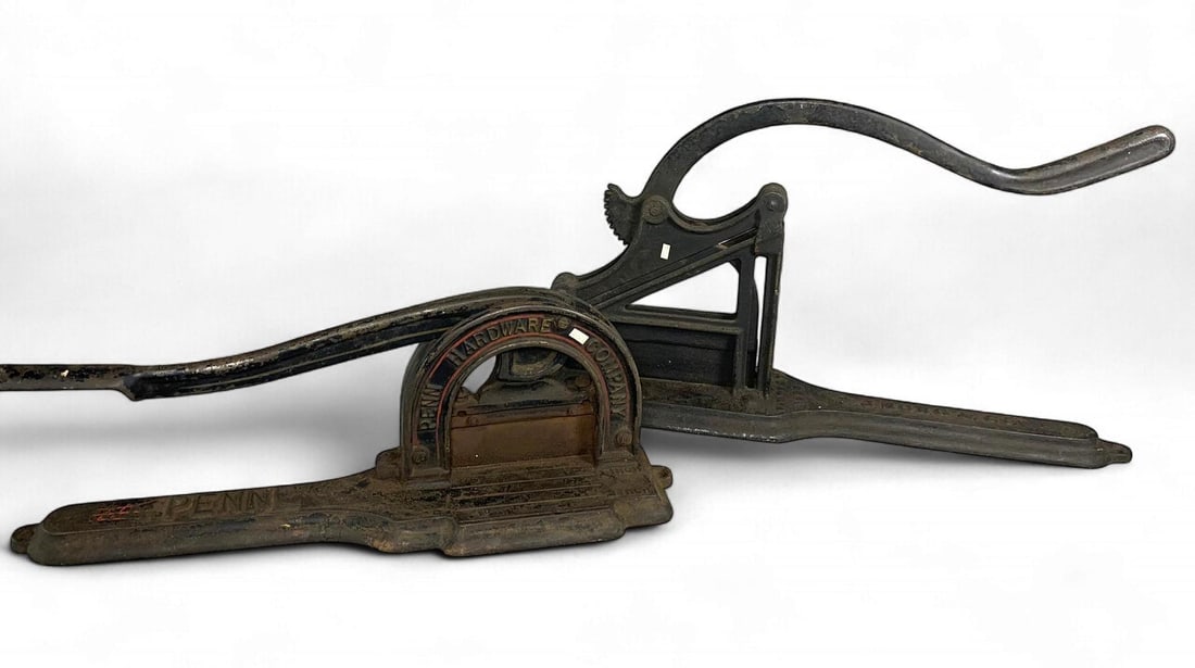 A Group of Late 19th Century Penn Hardware Company Cast Iron Tobacco Cutters (1 of 17)