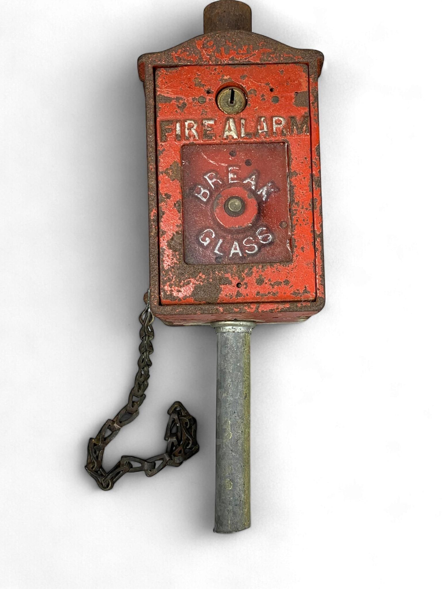 A Vintage Gamewell Fire Alarm Call Box (1 of 8)