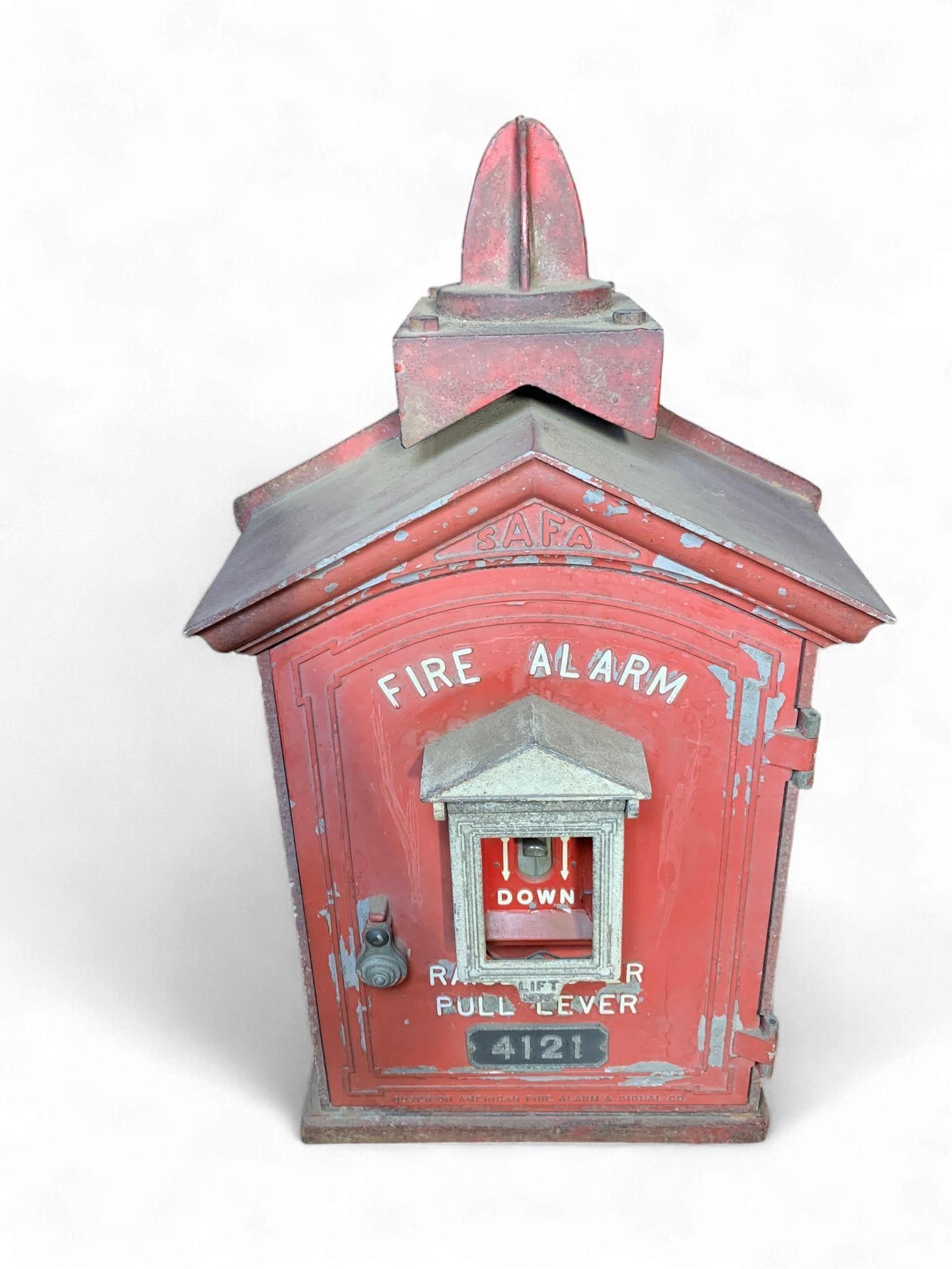 A Vintage Cast Iron Fire Alarm Box by Superior American Fire Alarm & Signal Co. (1 of 11)
