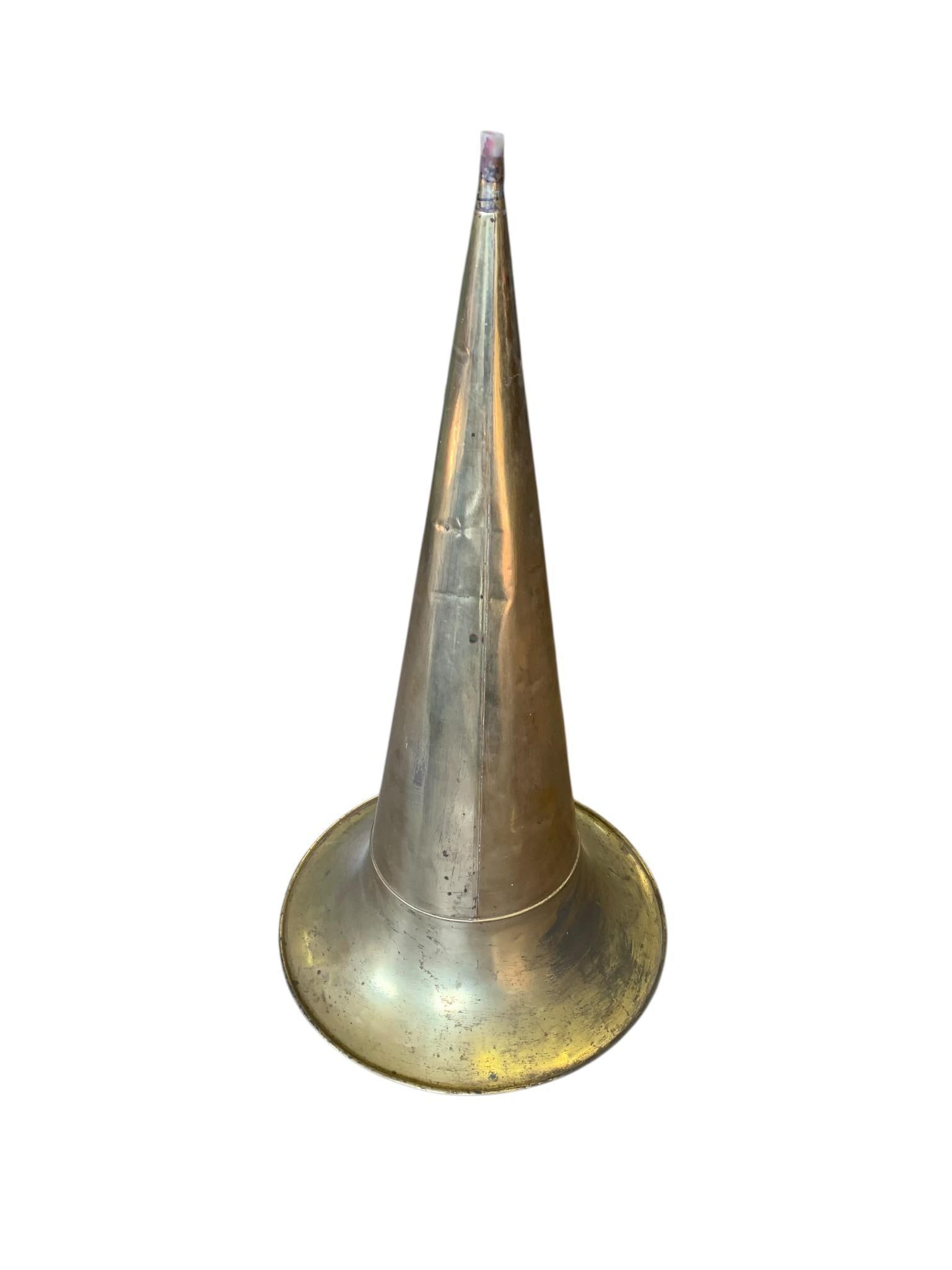 Large Edison Phonograph Brass Horn (1 of 11)