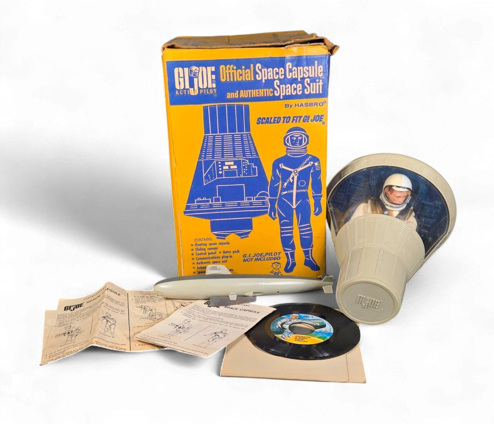 Vintage G.I. Joe "Official Space Capsule and Authentic Space Suit" Playset by Hasbro, 1966, with Ori (1 of 20)